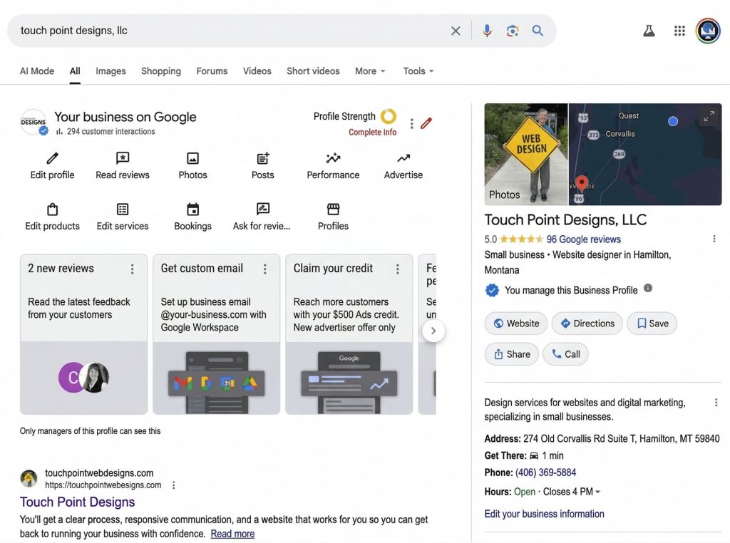 Google Business Profile 1